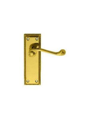 CARLISLE BRASS - FG1 GEORGIAN LEVER ON BACKPLATE - LOCK 57MM C/C