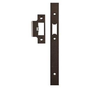 CARLISLE BRASS - FSF5016MBRZ FOREND STRIKE & FIXING PACK TO SUIT DIN LATCH (SECURITY)