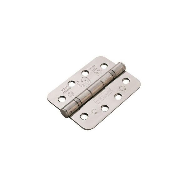 CARLISLE BRASS - HIN14325-13SSS-R EUROSPEC 102 X 76 X 2.5MM RADIUS BALL BEARING HINGE - GRADE 13