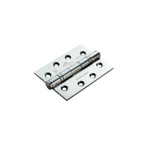 CARLISLE BRASS - HIN1433P-13BSS EUROSPEC 102 X 76 X 3MM BALL BEARING HINGE - GRADE 13