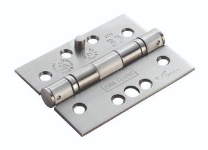 CARLISLE BRASS - HIN1433SEC-13SSS 102MM X 76MM X 3MM BALL BEARING SECURITY HINGE - GRADE 13