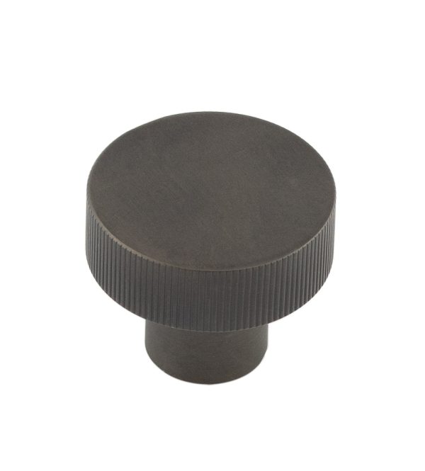 Thaxted DB 30mm Line Knurled Cupboard Knob