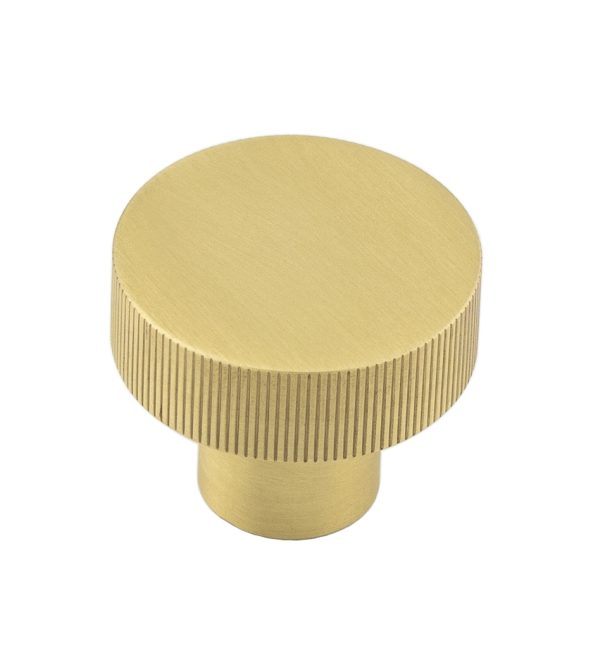 Thaxted SB 30mm Line Knurled Cupboard Knob