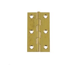 63x35x1.5mm SOLID DRAWN BRASS HINGE