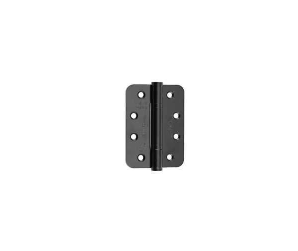 102x76x3mm Matt black Radius PBH 3 knuckle hinge Pack of 3