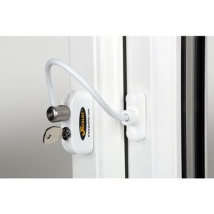 Pro-5 by Jackloc Window Restrictor - White