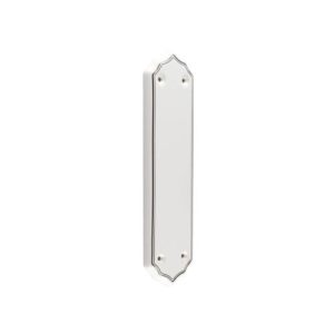 Frelan White Silverline Finger Plate JC13 Porcelain