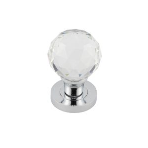 PC Faceted Mortice Knob