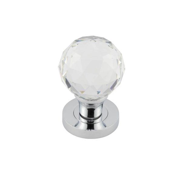 PC Faceted Mortice Knob