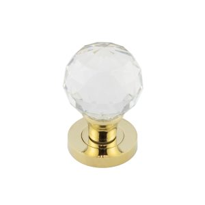 PVD Faceted Mortice Knob