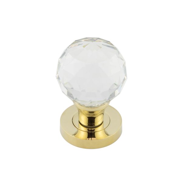 PVD Faceted Mortice Knob