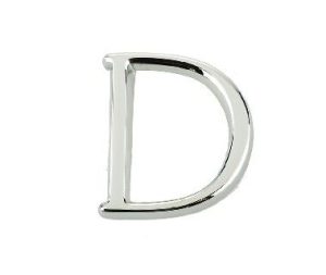 Frelan - JPC-D 50MM Pin Fix Letters Polished Chrome