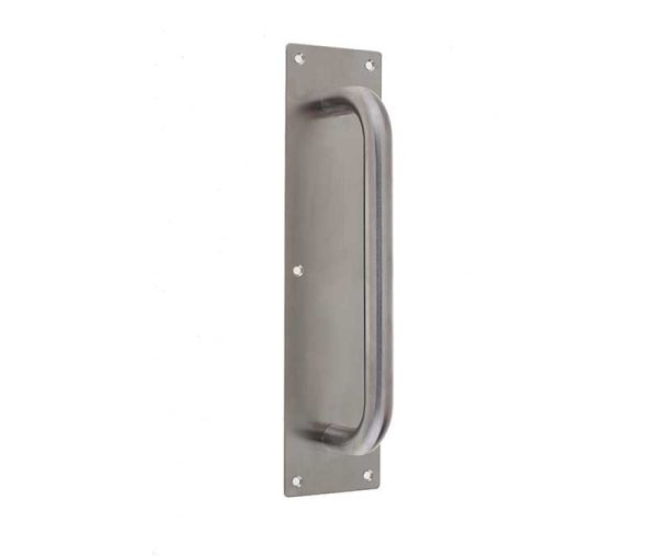 300x19mm SSS Pull handle on 350X75mm plate