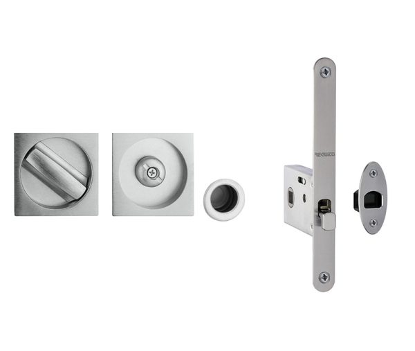 BATHROOM SLIDING DOOR KIT SQUARE SC 35-38mm