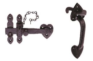 LF5535-BP THUMB LATCH SET ( HANDLE 200MM)