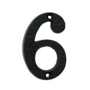 CARLISLE BRASS - LF55496-BP NUMERAL 6