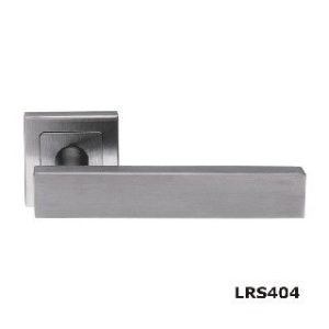 LRS404SSS Stainless Steel Lever on Square Rose