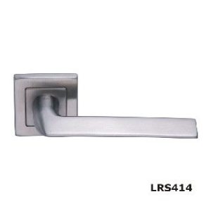 LRS414SSS Stainless Steel Lever on Square Rose