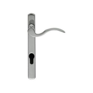 Carlisle Brass M140NP92RHSC Narrow Plate - Scroll Lever Furniture (92mm C/C) (On1) Satin Chrome