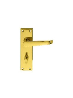 CARLISLE BRASS - M30WC-BP VICTORIAN LEVER ON BACKPLATE - BATHROOM 57MM C/C