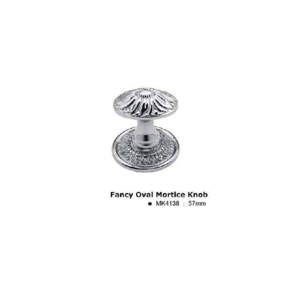 MK4138PN Fancy Oval Mortice Knob