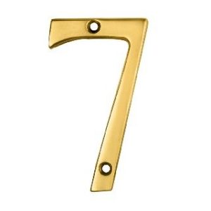 CARLISLE BRASS - N7-BP NUMERAL NO. 7