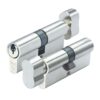 Zoo Hardware P5 70mm Cylinder and Turn Keyed to Differ Nickel P5EP70CTNPE
