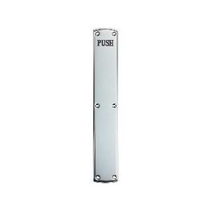 PF105ECP PUSH PLATE (ENGRAVED)