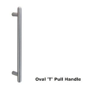 PHS1212BBF/SSS Oval T- Pull Handle with Back to Back Fixing