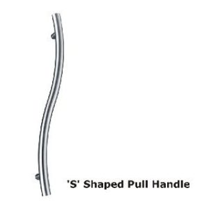 PHS530BBF/SSS S` Shaped Pull Handle