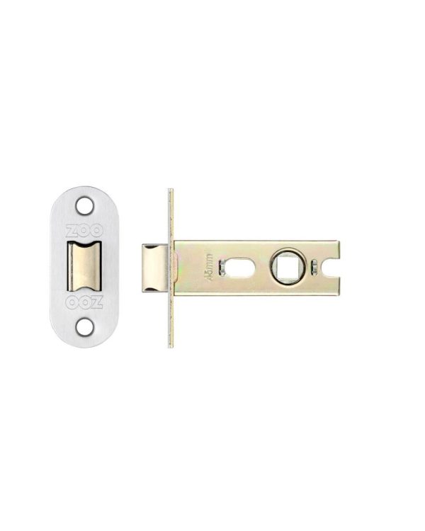 Zoo Hardware PRTL64FD-R-SSS Project Tubular Latch 64mm - UKCA/CE, Radius Forend, Satin Stainless Steel