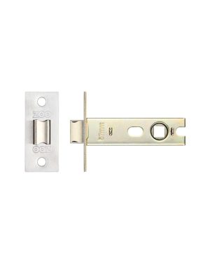 Zoo Hardware PRTL76FD-R-SSS Project Tubular Latch 76mm - UKCA/CE, Radius Forend, Satin Stainless Steel
