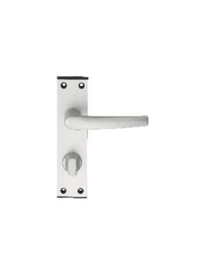 CARLISLE BRASS - SAA60WC ALUMINIUM MIAL LEVER ON BACKPLATE - BATHROOM/PRIVACY