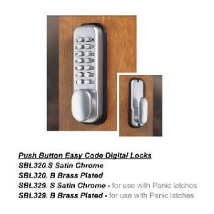 SBL329.SSC Push Button Easy Code Digital Locks