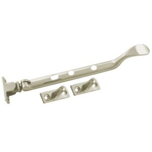 Acre & Clutton Spoon-End Window Casement Stay 203mm - Polished Nickel