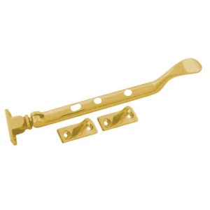 Acre & Clutton Spoon-End Window Casement Stay 203mm - Satin Brass