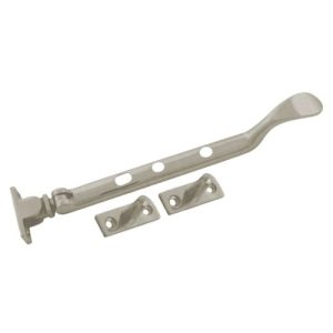 Acre & Clutton Spoon-End Window Casement Stay 203mm - Satin Nickel