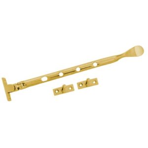 Acre & Clutton Spoon-End Window Casement Stay 254mm - Satin Brass