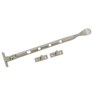 Acre & Clutton Spoon-End Window Casement Stay 254mm - Satin Nickel