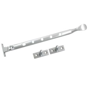 Acre & Clutton Spoon-End Window Casement Stay 305mm - Polished Chrome