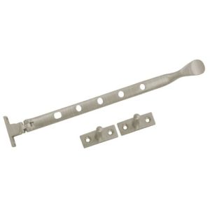 Acre & Clutton Spoon-End Window Casement Stay 305mm - Satin Nickel