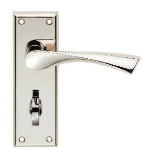 CARLISLE BRASS - SZR023PN SEROZZETTA VENTI LEVER ON BACKPLATE - BATHROOM 57MM