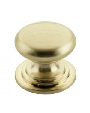 Zoo Hardware TDFK37-BG Round Cabinet knob 37mm Dia. Brushed Gold Finish
