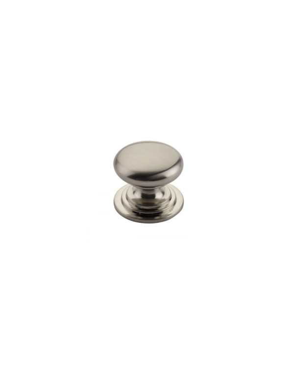 Zoo Hardware TDFK37-BN Round Cabinet knob 37mm Dia. Brushed Nickel Finish