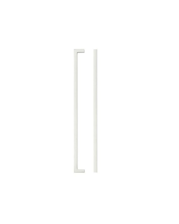 Zoo Hardware TDFPS-320-BN Square Block Cabinet handle 320mm CTC Brushed Nickel Finish