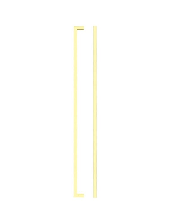 Zoo Hardware TDFPS-448-BG Square Block Cabinet handle 448mm CTC Brushed Gold Finish