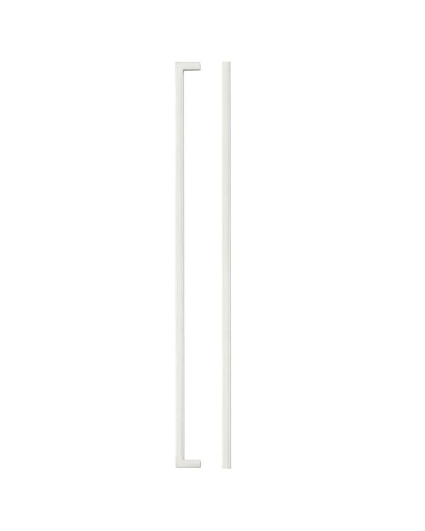 Zoo Hardware TDFPS-448-BN Square Block Cabinet handle 448mm CTC Brushed Nickel Finish