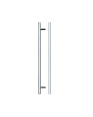 Zoo Hardware TDFPT-224-284CP T Bar Cabinet handle 224mm CTC, 284mm Total length Polished Chrome Finish
