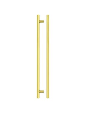 Zoo Hardware TDFPT-320-380BG T Bar Cabinet handle 320mm CTC, 380mm Total length Brushed Gold Finish
