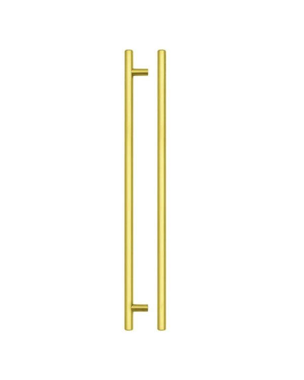 Zoo Hardware TDFPT-320-380BG T Bar Cabinet handle 320mm CTC, 380mm Total length Brushed Gold Finish